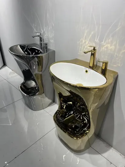 Оптовая продажа с Ближнего Востока, керамическая мойка для ног Lavabo Wudu, отдельно стоящая на пьедестале, мусульманская мойка для ног